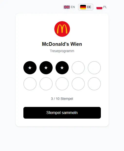 Treuekarte ohne App