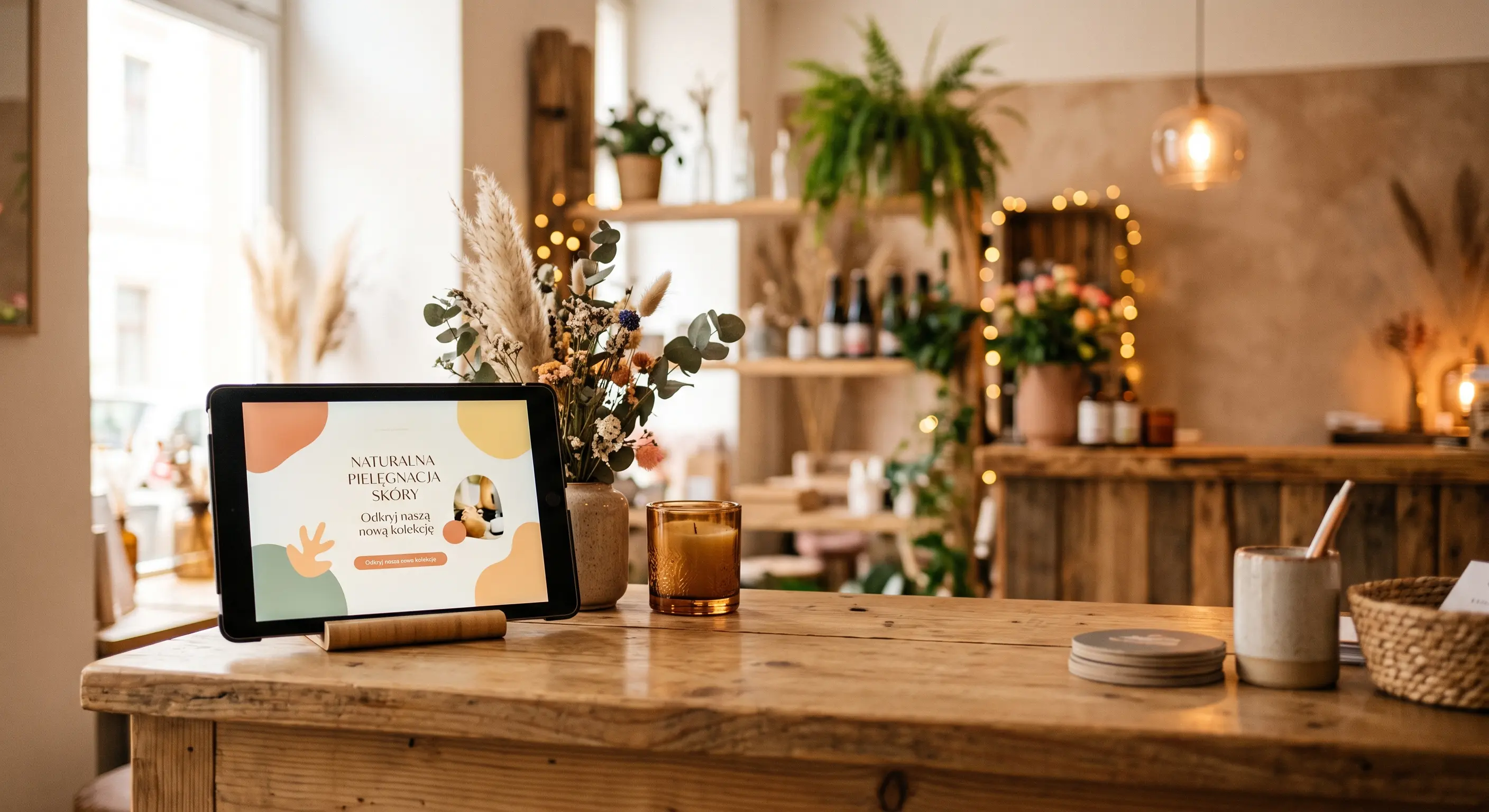 Ekran smartfona z widokiem aktualnego posta w Google Business Profile restauracji z promocją tygodniową